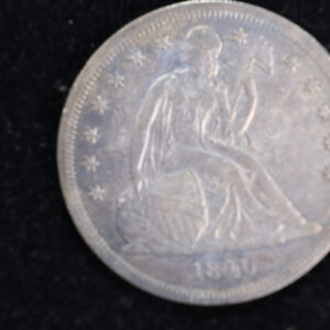 1840 Liberty Seated Silver Dollar, AU55 Details No Motto. Store #15451