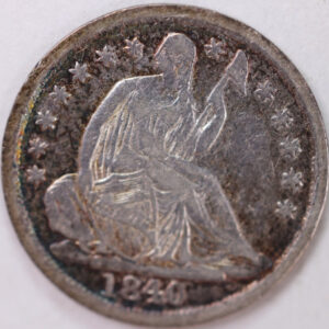 1840 Seated Half Dime, Very Fine+ Circulated Coin, Store #M840.01