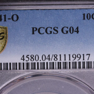 1841-O Seated Liberty Dime, PCGS G-04. Store #05538