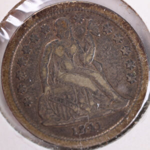 1841 Seated Liberty Silver Dime, Extra Fine+ Circulated Coin, Store #d841.04
