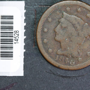1846 Large Cent, Affordable Circulated Coin, Store Sale #14528