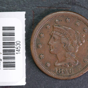 1846 Large Cent, Affordable Circulated Coin, Store Sale #14530