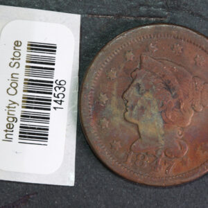 1847 Large Cent, Affordable Circulated Coin, Store Sale #14536