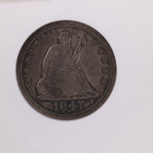 1847-O Seated Liberty Quarter, ANACS Graded EF-45. Store Sale #230708006