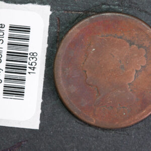 1848 Large Cent, Affordable Circulated Coin, Store Sale #14538