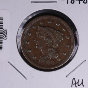 1848 Liberty Head Large Cent. Affordable Collectible Coin. Store # 09556