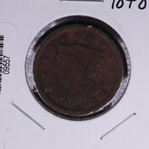 1848 Liberty Head Large Cent. Affordable Collectible Coin. Store # 09557
