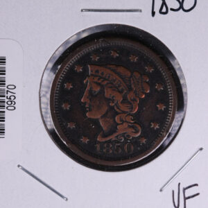 1850 Liberty Head Large Cent. Affordable Collectible Coin. Store # 09570