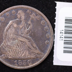1850-O Seated Liberty Half Dollar, Affordable Circulated Coin, Store #14141