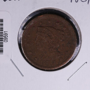 1851 Liberty Head Large Cent. Affordable Collectible Coin. Store # 09591