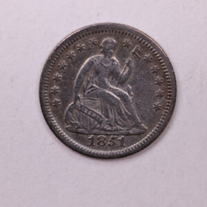 1851-O Seated Liberty Half Dime., XF Details Coin., Store Sale #18895