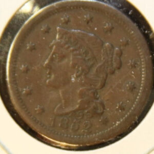 1852 Large Cent, Affordable Circulated Coin, Store #242404