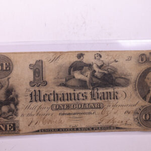 1853 $1, MECHANICS BANK, Georgetown, D.C., STORE #18511