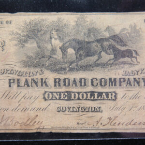 1853 Covington, Indiana., Obsolete Currency, Store Sale 093116