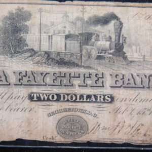 1853 Georgetown, D.C., Obsolete Currency, Store Sale 093111