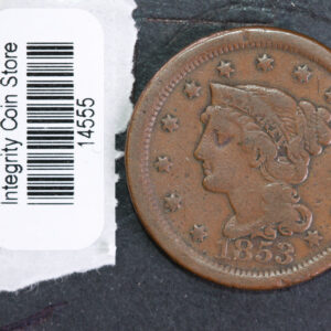1853 Large Cent, Affordable Circulated Coin, Store Sale #14555