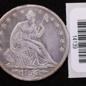 1853-O Seated Liberty Half Dollar, Affordable Circulated Coin, Store #14139