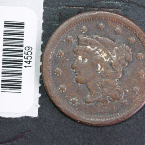 1854 Large Cent, Affordable Circulated Coin, Store Sale #14559