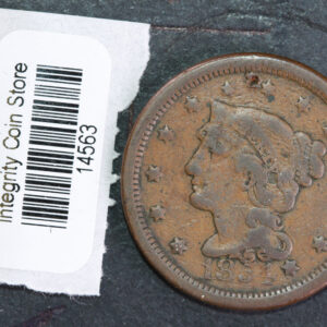 1854 Large Cent, Affordable Circulated Coin, Store Sale #14563