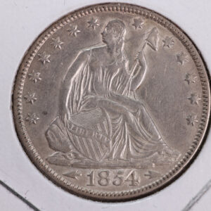 1854 Liberty Seated Quarter, Affordable Circulated Coin. Store Sale #23080907