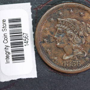 1856 Large Cent, Affordable Circulated Coin, Store Sale #14567