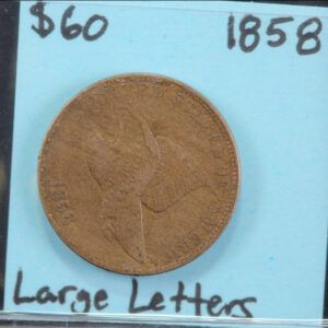 1858 Flying Eagle Cent, Circulated Affordable Coin, Store #23090201
