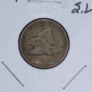 1858 Flying Eagle Small Cent, Small Letters. Affordable Collectible Coin. Store # 09621