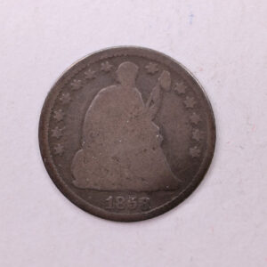 1858-O Seated Liberty Half Dime., Good Condition., Store Sale #18916
