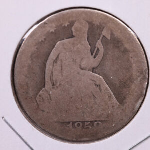 1858-O Seated Liberty Half Dollar., Fair Circulated Coin., Store #1224