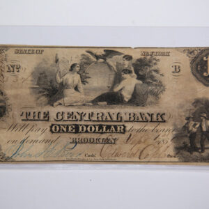 1859 $1, Ann Arbor, Michigan., (Altered: Brooklyn N.Y.) Obsolete Currency, Store Sale 0932375