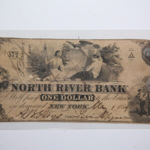 1859 $1, Ann Arbor, Michigan., (Altered: New York, N.Y.) Obsolete Currency, Store Sale 0932377
