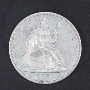 1859-O Seated Liberty Half Dollar. Choice About Uncirculated Coin. Store#10507