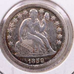 1859-O Seated Liberty Silver Dime., A.U., Store Sale #19071
