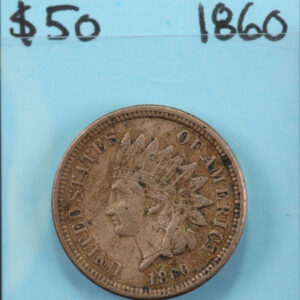 1860 Indian Head Cent, Circulated Affordable Coin, Store #90204