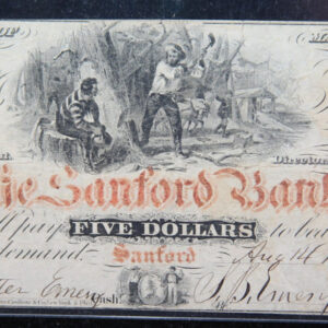 1860 Sanford, Maine., Obsolete Currency, Store Sale 093108