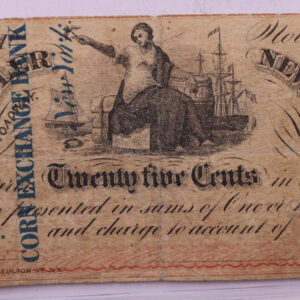 1862 25 Cents, C.E. BRESLER, NY, Detroit. Michigan., STORE #18564