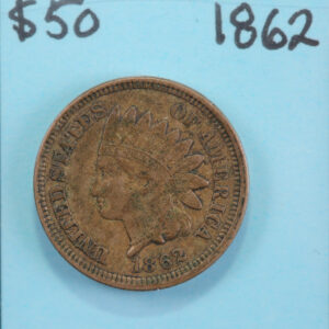 1862 Indian Head Cent, Circulated Affordable Coin, Store #90206