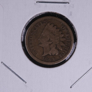 1862 Indian Head Small Cent. Affordable Collectible Coin. Store # 09662