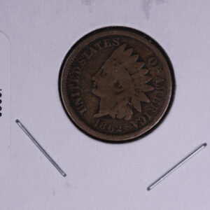 1862 Indian Head Small Cent. Affordable Collectible Coin. Store # 09667