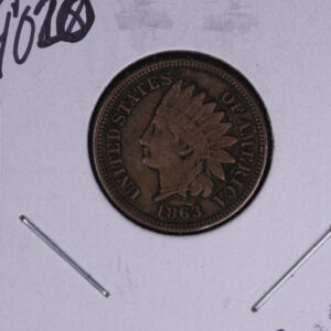 1863 Indian Head Small Cent. Affordable Collectible Coin. Store # 09676