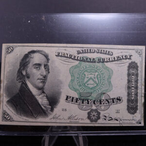 1864 Fifty Cent Fractional Currency. Affordable Type Currency. #035176