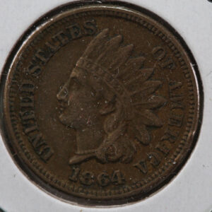 1864 Indian Head Cent, Nice Details Copper Nickel, Store #83022
