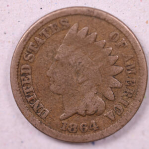 1864 Indian Head Cents., Very Good Circulated Coin., Store#0961