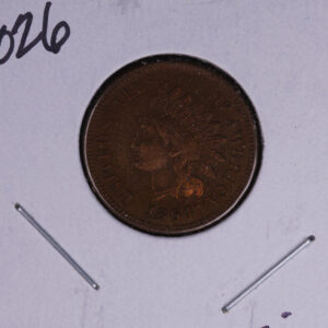 1864 Indian Head Small Cent, With "L". Affordable Collectible Coin. Store # 09694