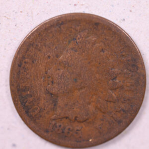 1865 Indian Head Cents., Poor Circulated Coin., Store#0963