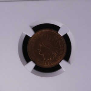 1866 Indian Head Cent, Choice Problem Free Coin. NGC MS66. #00962