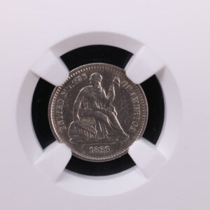 1866-S Seated Liberty Half Dime., NGC Graded AU Details. Store #30003