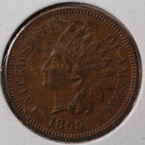 1869 Indian Head Cent, Uncirculated Coin., Store #83111