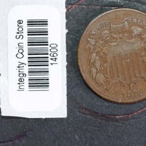 1872 Two Cent Piece. "Key Date to Series", Affordable Collectible Coin, Store#14600