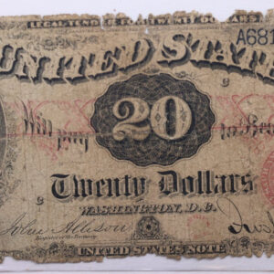 1875 $20., Legal Tender Note., Poor Circulated Currency., Store #LLT006